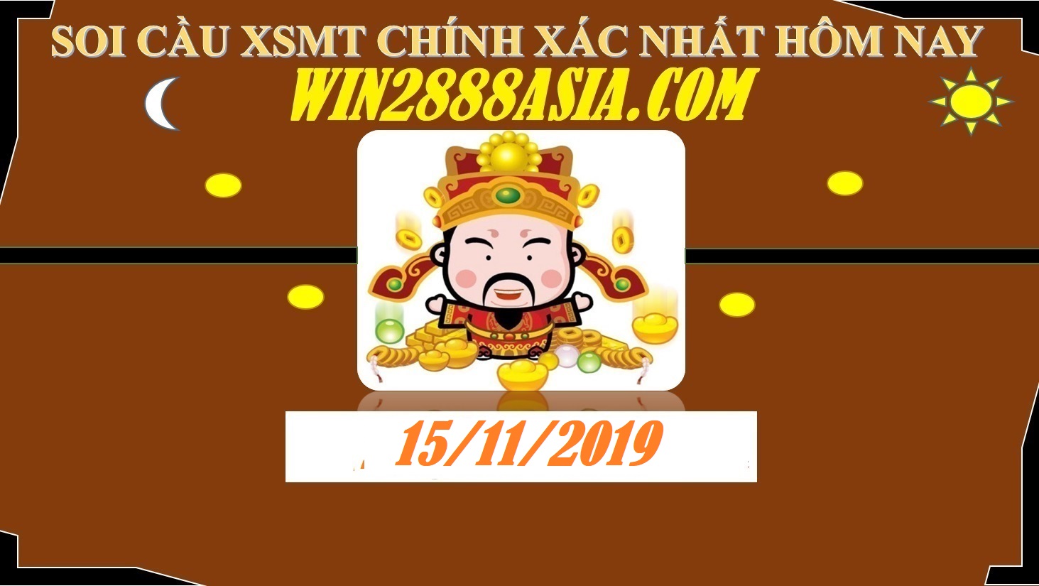 Soi cầu XSMT 15-11-2019 Win2888 Dự đoán Lô Đề Miền Nam thứ 6