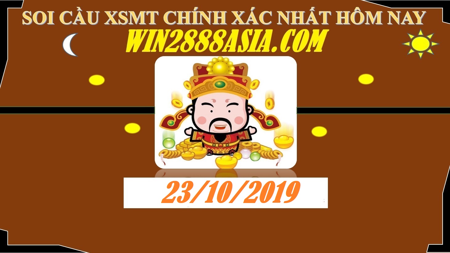 Soi cầu XSMT 23-10-2019 Win2888