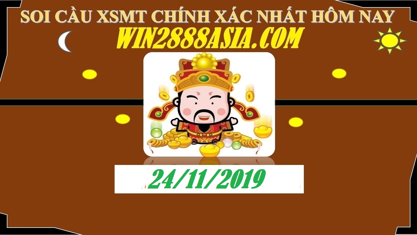 Soi cầu XSMT 24-11-2019  Win2888