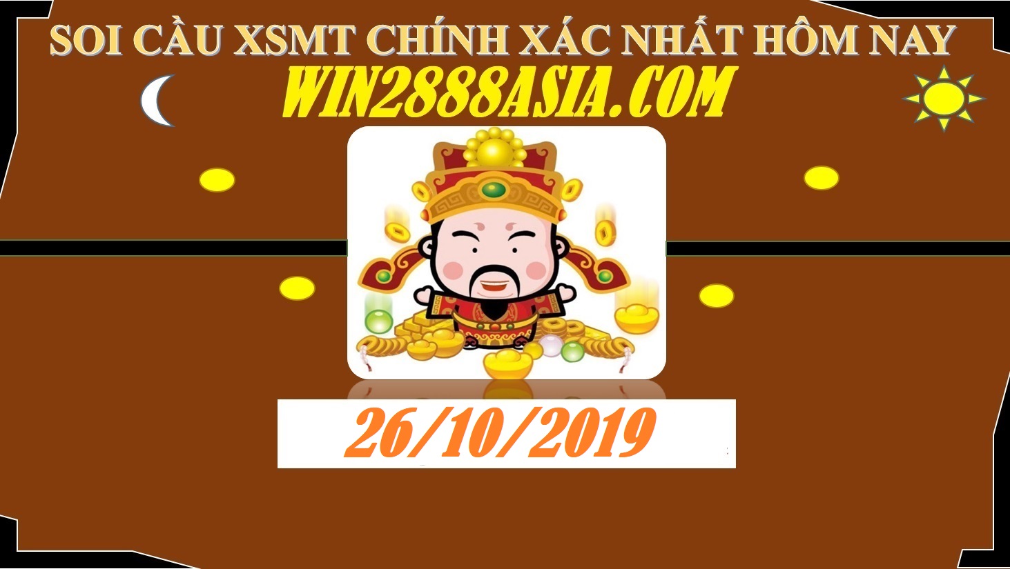 Soi cầu XSMT 26-10-2019 Win2888