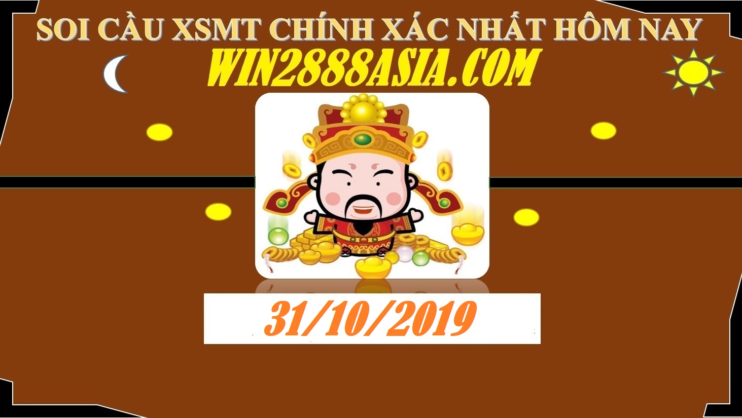 Soi cầu XSMT 31-10-2019 Win2888 Dự đoán Xổ Số Miền Trung thứ 5