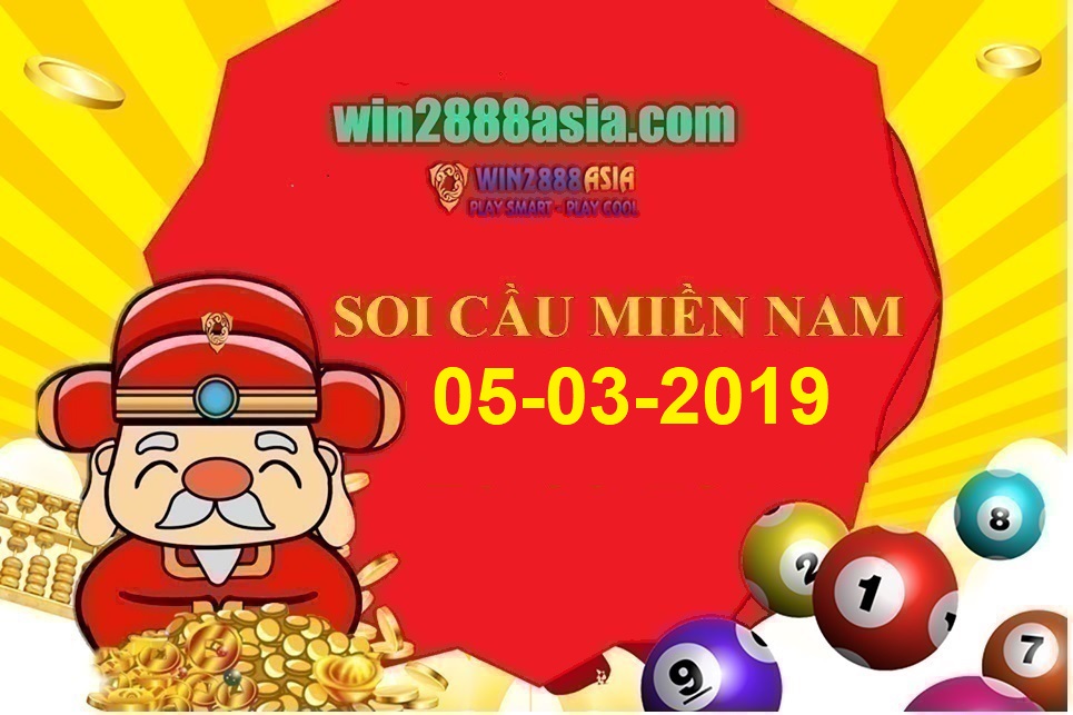 Soi cầu XSMN Win2888 05-03-2019