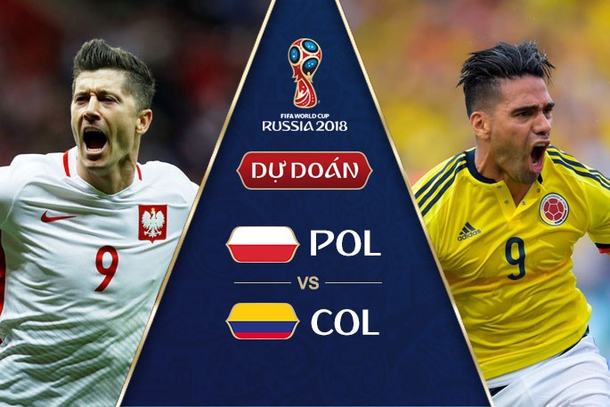 Soi kèo trận Ba Lan vs Colombia lúc 01h00 ngày 25/06/2018 tại World cup 2018